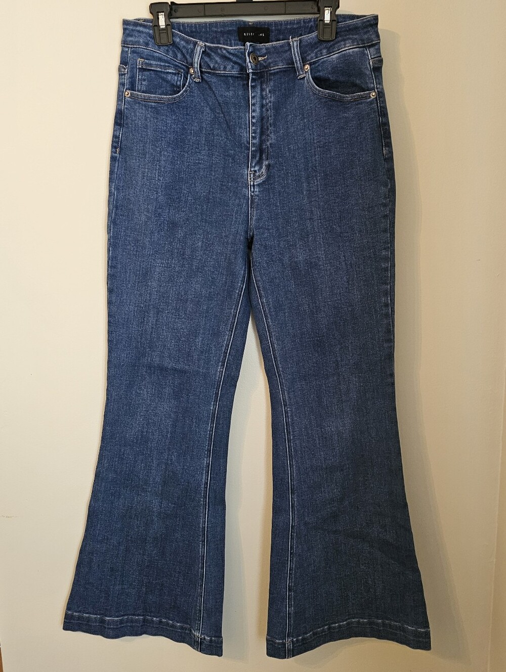 Risen High Rise Clean Kick Flare Jeans
